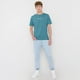 thumbnail image 4 of Polera Hombre Front & Back Print Petrol Corona, 4 of 5