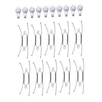 Bothyi - 20X Colgadores De Platos Invisibles En Varios Tamaños Colgador De Exhibición De Platos Resistente De 8 Pulgadas