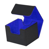 Bothyi - Card Deck Box Game Card Protector Cierre Magnético Para Trading Card Blue