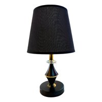 Genérico - Lámpara Velador Mesa Dormitorios Moderna Negra Jhn