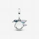 thumbnail image 2 of Dije Pandora Doble Colibrí Plata de Ley Púrpura, 2 of 5