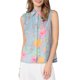 thumbnail image 1 of INSPIRE CHIC Blusa Floral sin Mangas para Mujer con Botones Abajo Camisa Casual de Verano Talla M Azul Claro, 1 of 5