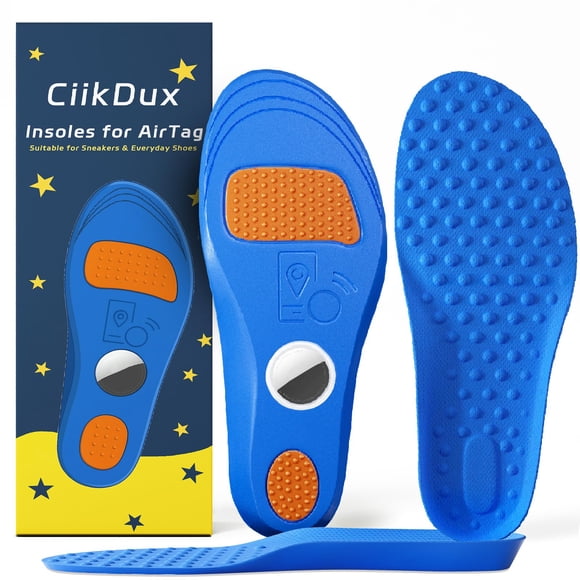 Plantilla para zapato CiikDux 155‑170 mm azul con soporte para AirTag