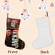 thumbnail image 3 of El Día del Chacal Tema: Calcetines de Navidad, fino lino blanco para colgar en escaleras y chimenea, decoración navideña para el hogar, regalo de Navidad.54cm×38cm, 3 of 5