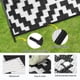 thumbnail image 4 of Alfombra Kalafun 274 cm × 549 cm Negro y Blanco para exteriores, 4 of 7