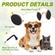 thumbnail image 3 of Uxcell Gafas para Perros, Gafas Retro para Gatos y Perros, Gafas Clásicas de Metal, Disfraz de Cosplay, Accesorios para Fotos, Mini Gafas Lindas, (Redondas, Lente Gris), para Mascotas Pequeñas, 3 of 7