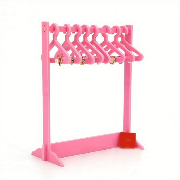 Handcrafted Polymer Clay Earring Stand: Acrylic Hanger Shape Tabletop Display Holder