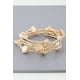 thumbnail image 2 of Pulsera Fashnzfab En Espiral Multi Conchas Dorado, 2 of 2