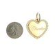 thumbnail image 3 of Placa de identificación para mascotas Yippo Accessories 34 mm con cristales dorados, 3 of 3