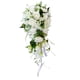 thumbnail image 2 of Boda Novia Nupcial Cascada Ramo De Mano Mano Artificial Rosa Flor, 2 of 5