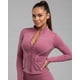thumbnail image 1 of Chaqueta Deportiva Mujer Compresión Gym Fitness Entrenamiento con Líneas Blancas, 1 of 4