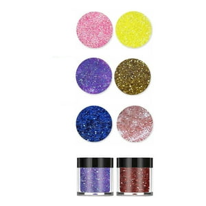 Hangar77 - Glitter Para Resina Uv 6 Colores Aros Llaveros Colgante