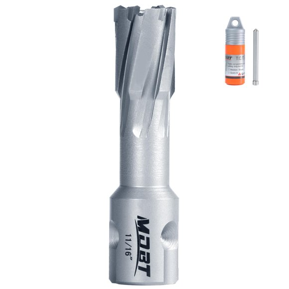 Cortador anular MDBTTOOLS TCT de 17,46 mm de diámetro x 3,49 cm de profundidad