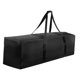 thumbnail image 4 of Bolsa De Almacenamiento Para Equipo De Acampada, Bolsa De Lona Con Cremallera Para Pesca, Mujeres, Hombres, Picnic, Negro, 120x36x44cm, 4 of 5