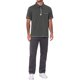 thumbnail image 2 of INSPIRE CHIC Camisas Polo de Manga Corta con Bolsillo y Cuello de Bloque de Color Casual de Verano para Hombre M Negro, 2 of 6