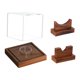 thumbnail image 3 of Vitrina De Béisbol Para Recuerdos, Soporte Para Bates De Béisbol, Madera Oscura., 3 of 5