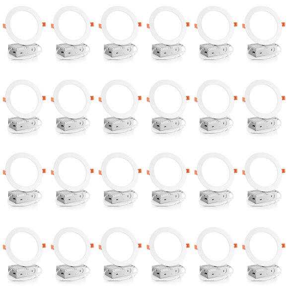 Luminaria LED empotrada Meconard 15 cm 5 CCT pack de 24