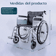 thumbnail image 2 of Silla De Ruedas Llanta Maciza Todo Terreno Plegable Uso Rudo, 2 of 8