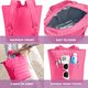 thumbnail image 4 of Mochila térmica Fit & Fresh con aislamiento de 18 latas para mujer, rosa intenso, 4 of 6