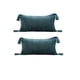 thumbnail image 1 of Pack De 2 Fundas De Cojin Chenille Con Borlas 30x50 Verde, 1 of 4