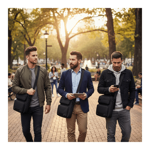 Genérico - Bolso De Hombro Oxford Para Hombres Mochila De Moda Bolso Cruzado Casual