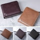 thumbnail image 2 of PU Leather Zipper Wallet for Women Men, Compact RFID Blocking Card Holder with ID Window, Multiple Card Slots and Bill Compartment, 2 of 3