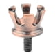 thumbnail image 3 of Tornillos De Tornillo De Asiento De Aluminio De Estilo De Corona 1/4 "de Motocicleta Para Harleys Bronce, 3 of 5