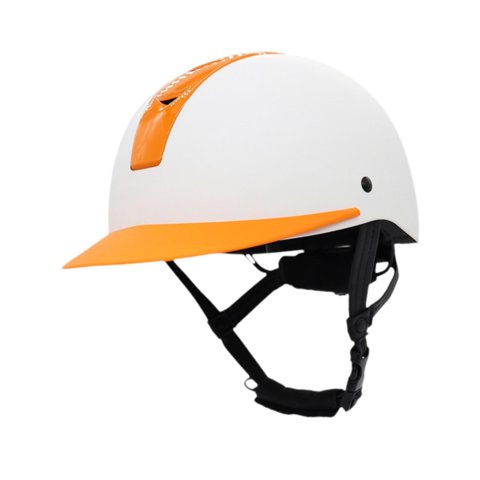 Ioensy - Casco Ecuestre Profesional Simple Ajustable Equipo De Caballo Ligero M Blanco