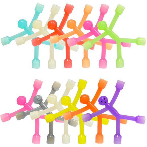 Juguetes Magnéticos DUUMI 12 piezas de figuras de silicona coloridas