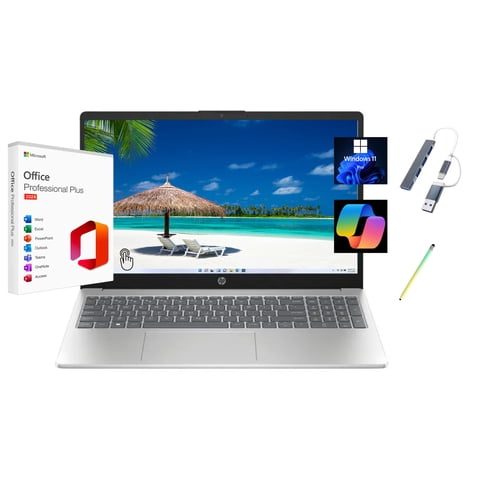 Laptop Hp 2025 15.6"" Hd Con Pantalla Táctil I3 16 Gb 512 Gb