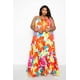 thumbnail image 1 of Vestido Largo Voluminoso Estampado, 1 of 5