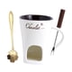 thumbnail image 5 of Taza Para Fondue De Chocolate Fundidor De Chocolate Hogar Aniversario Helado Taza Para Olla Caliente Blanco, 5 of 5