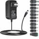 thumbnail image 1 of Adaptador de corriente GuanTing 12V 2A 24W con 11 puntas de enchufe DC, 110V, 1 of 8