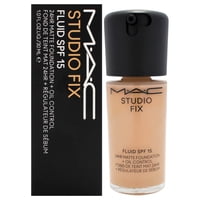 Base Mac Studio Fix Fluid Fps 15 Nc37 Beige Medio Con Subtono Neutral 30Ml Mujer