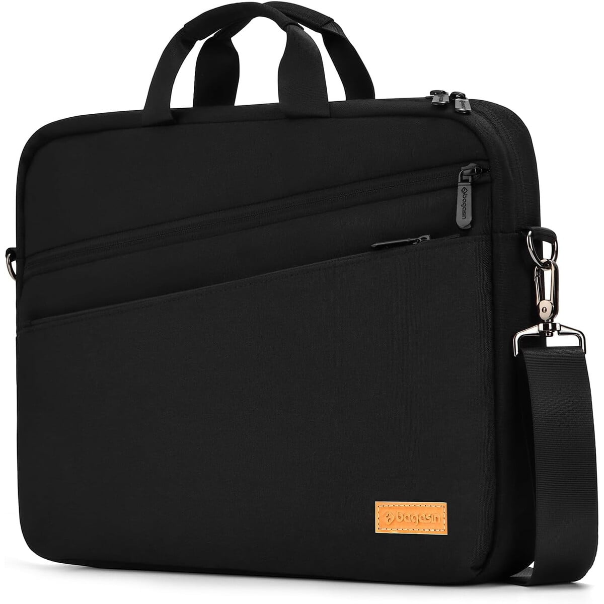 Bolso Bandolera Bagasin Para Laptop 16 Pulgadas Negro