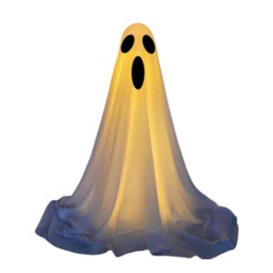 Bothyi - Decoración De Halloween Versátil Fantasma De Pie Aterrador Para El Porche Del Hogar Estilo Interior Y Exterior F