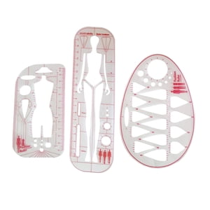 Bothyi - Regla De Plantilla De Moda Modelos Claros Multiusos Reglas De Ilustración De Moda