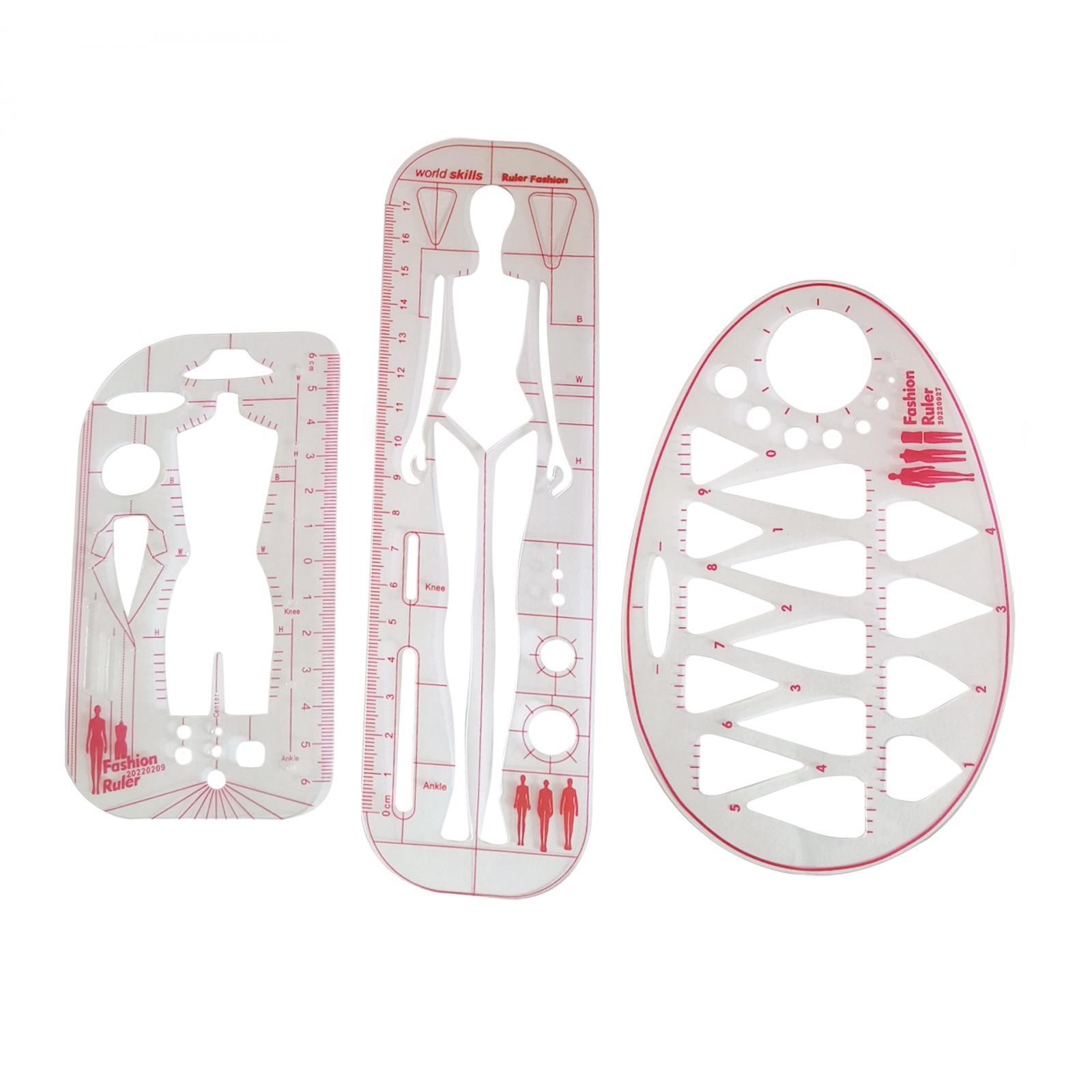 Bothyi - Regla De Plantilla De Moda Modelos Claros Multiusos Reglas De Ilustración De Moda