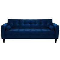 Bodevir - Sofa Retro 3Cg Felpa 00 Azul Marino