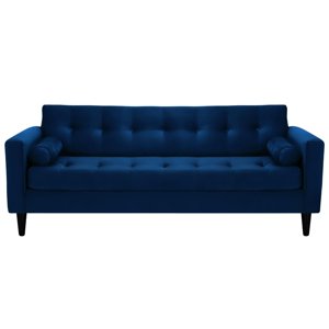 Bodevir - Sofa Retro 3Cg Felpa 00 Azul Marino