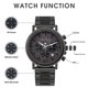 thumbnail image 2 of Reloj de madera 2win grabado para hombre personalizado (marido), 2 of 9