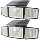 thumbnail image 1 of Luces solares daphino 2500LM para exteriores con sensor de movimiento, 2 unidades, 1 of 9