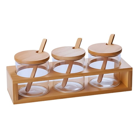 Genérico - Juego Recipiente Tapa Contenedor Soporte Organizador Jhn