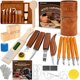 thumbnail image 1 of Wood Carving Kit, 32-Piece Wood Carving Tools with Storage Bag, 1 of 3