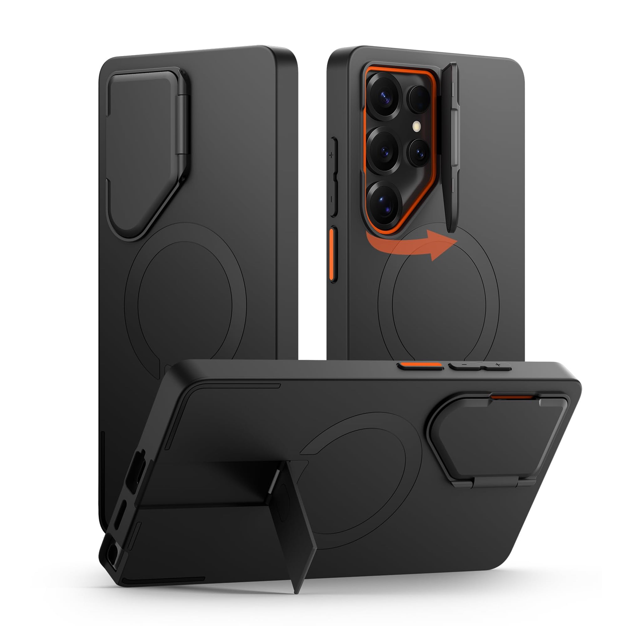 Funda Magnética Con Soporte Suritch Para Galaxy S25 Ultra