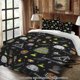 thumbnail image 1 of Bedding Warner Bros Dark Robe Character Cauldron Magic Elements Dark Theme Suitable for All Seasons Machine Washable Includes Pillowcases Suitable for Bedrooms, 1 of 1
