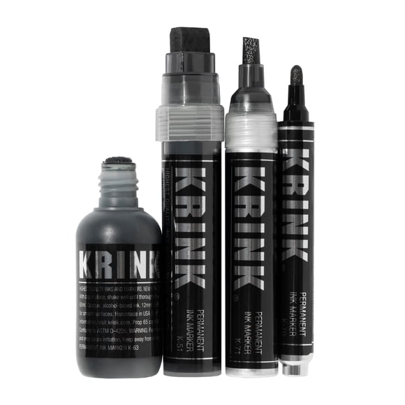 Set de Marcadores Krink Super Black K-71, K-70, K-63 y K-51