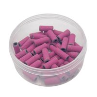 Ioensy - 50X Mini Bandas De Lijado De Uñas Accesorios De Manicura Herramienta Para Máquina De Archivo De 3,1Mm Rojo 240