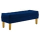 thumbnail image 2 of Banqueta Wood 2c Felpa 01 Azul Marino, 2 of 4