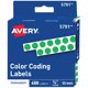 thumbnail image 1 of Pegatinas Avery, permanentes, redondas, con codificación de colores, de 1/4 pulgadas, color verde, 1 of 6